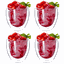 Termo poháre, set 4 ks, na vodu, 250 ml, HOTCOLD TYP 9