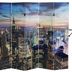 Designový LED paraván NEW YORK 200x180 cm (5-dielny)