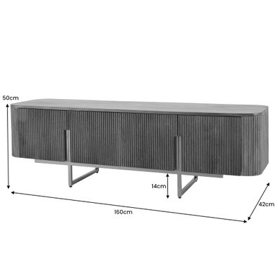 Skrinka pod TV Gatsby 160cm mango gold