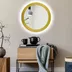 Zrkadlo Scandi Bold LED Gold o 100 cm