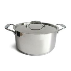 Kitchisimo Nehrdzavejúci kastról s pokrievkou Chef, 5 l, 24 cm