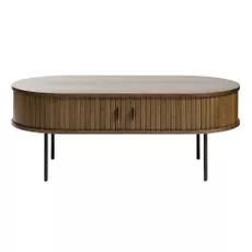 Konferenčný stolík v dekore duba v prírodnej farbe 60x120 cm Nola – Unique Furniture