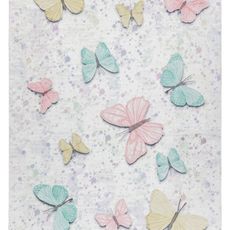 Dywany Łuszczów Detský kusový koberec Bambino 1610 Butterflies cream - 160x220 cm