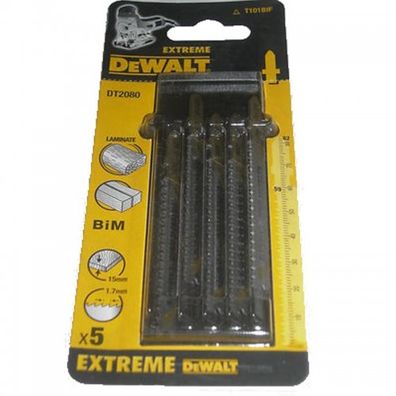 Pílový list na laminátové rovné rezy pre priamočiare píly 82mm 5ks DeWALT DT2080