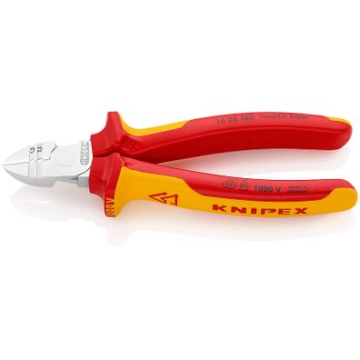 Bočné odizolovacie kliešte chrómované 160 mm - 1426160