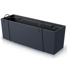 NABBI DUC600W plastový balkónový kvetináč 58 cm antracit