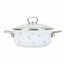 Belis Smaltovaná rajnica s pokrievkou Premium, biela, 24 cm, 4 l, 4 l
