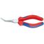 Zahnuté polkruhové kliešte 160 mm Knipex s dlhými čeľusťami - 3125160