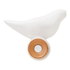 Biely nástenný háčik Bonami Essentials Bird