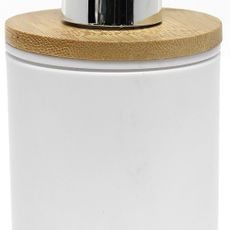 Biely plastový dávkovač mydla 91 ml Smart – douceur d'intérieur