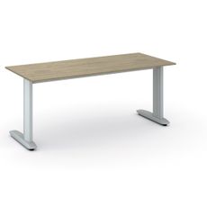 Kancelársky písací stôl PRIMO FLEXIBLE 1800 x 800 mm, dub prírodný
