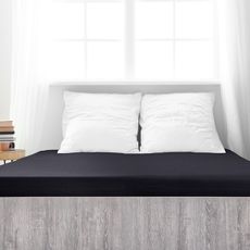 4Home jersey prestieradlo Premium čierna, 180 x 200 cm