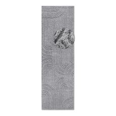 Sivý behúň 80x240 cm Chappe Light Grey – Elle Decoration