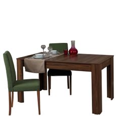 Hanah Home Jídelní rozkládací stůl Bois 150/170 cm ořech