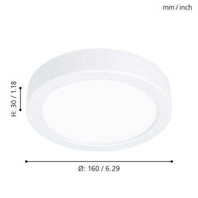 Eglo 99215 - LED Stropné svietidlo FUEVA 5 LED/10,5W/230V