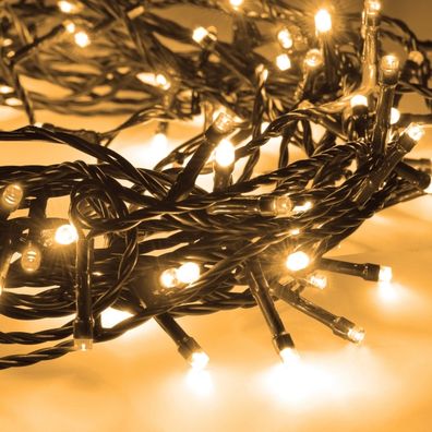 Solight 1V110-WW-1-LED Vonkajšia vianočná reťaz 50xLED/8 funkcií 8m IP44 teplá biela