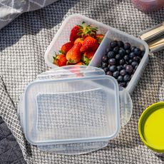 Dóza s 2 miskami FRESHBOX 1,2 l, obdĺžniková
