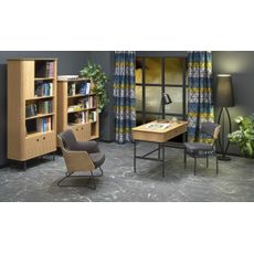 HALMAR Smart REG-1 regál dub prírodný / čierna