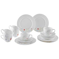 Novel KÁVOVÝ SERVIS, 18-dielne, kostný porcelán (bone china)
