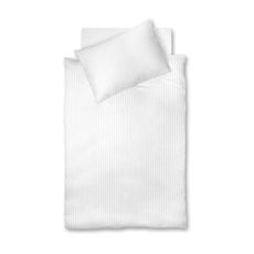 XXXL POSTEĽNÁ BIELIZEŇ, džersej, biela, 140/200 cm