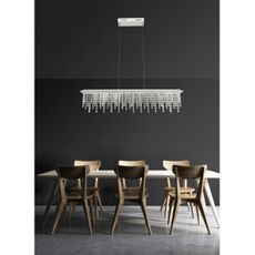 Globo 68405-24H - LED Stmievateľný krištáľový luster na lanku LED/24W/230V + DO