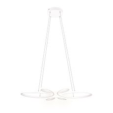Biele LED závesné svietidlo Fly – Trio