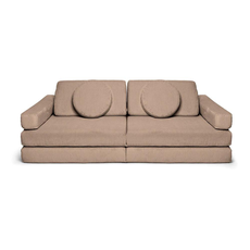 SHAPPY Veľký multifunkčný skladací bunker z menčestra SOFA PURE Zvoľte farbu: Hnedá