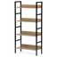 Regál GD-314 OAK Denny, 4 police, 60 x 27,5 x 125,5 cm