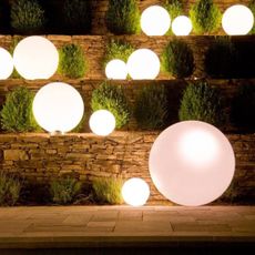 Eglo 55786-LED RGBW Vonkajšia lampa MONTEROLO-C 1xE27/9W/230V IP65 pr.30 cm+DO