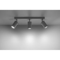 Sollux SL.0089 - Bodové svietidlo RING 3 3xGU10/10W/230V biela