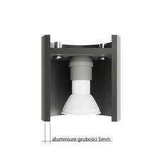 Brilagi -  LED Bodové svietidlo FRIDA 1xGU10/7W/230V šedá