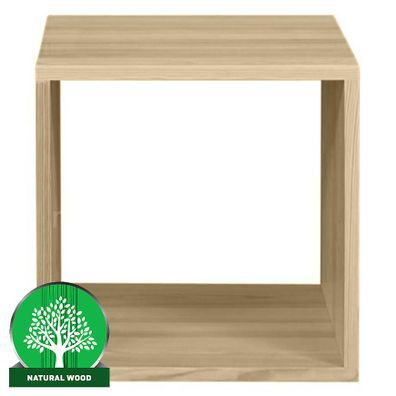 Regál box - otvorený borovica surová