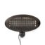 Nedis HTPA110EBK − Vonkajšie vykurovacie teleso 650-1300-2000W/230V IP34