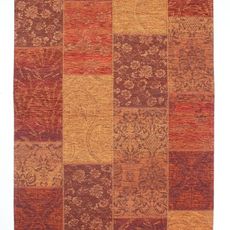 Flair Rugs koberce Kusový koberec Manhattan Patchwork Chenile Terracotta - 200x290 cm
