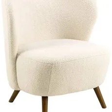 Actona Designové lounge křeslo Crosby krémové