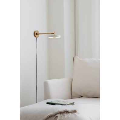 Biele LED nástenné svietidlo so stmievačom ø 15 cm Asteria Wall Long – UMAGE