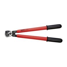 Káblové nožnice 500 mm, VDE 1000 V. KNIPEX 95 17 500 - chrómovanie, VDE izolácia ponorením