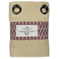 Záves na prechodkách Pure 135x250 ecru Merkury Home