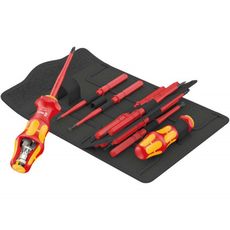 Wera 057484 Elektrické skrutkovacie nože VDE Kraftform Kompakt Turbo i 1 (sada 16 dielov)