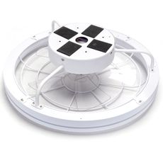Aigostar - LED Stmievateľný stropný ventilátor LED/40W/230V 2700-6500K + DO biela