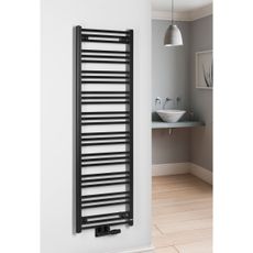 Bruckner - Kúpeľňový radiátor ALBRECHT 657W/230V 50x157 cm matná čierna