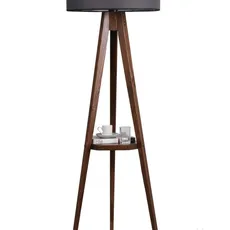 Opviq Stojacia lampa Sehbali I 176 cm hnedá/sivá