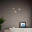 Ideal Lux - LED Luster na lanku EQUINOXE 1xG4/2W/230V pr. 15 cm mosadz/dymová