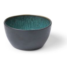 Tmavozelená miska z kameniny ø 14 cm - Bitz