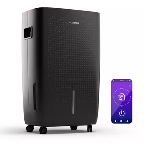 Klarstein DryFy Pro Connect 60 Smart, Odvlhčovač, WiFi, Kompresia, 60l/24h, 45-65 m2