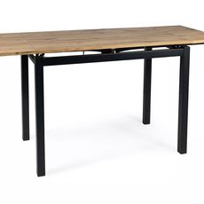 Signal Rozkládací jídelní stůl Brandley 110/170 cm dub artisan/černý mat