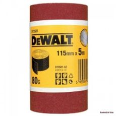 Kotúč brúsneho papiera 5 m x 93 mm P 80 DeWALT DT3591