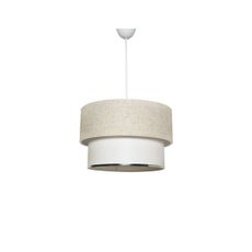 Závesný luster TM121 krémová, biela