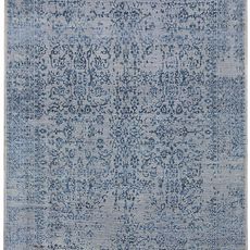 Diamond Carpets koberce Ručne viazaný kusový koberec Diamond DC-JK 1 Silver / blue - 365x457 cm