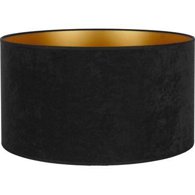 Duolla - Tienidlo k stojacej lampe VELVET E27 pr. 35 cm čierna/zlatá